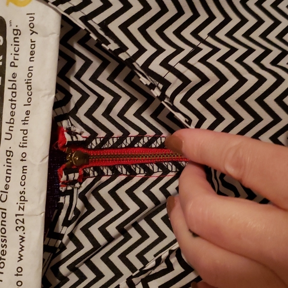 Bee Stitched blouse chevron print - Picture 3 of 7